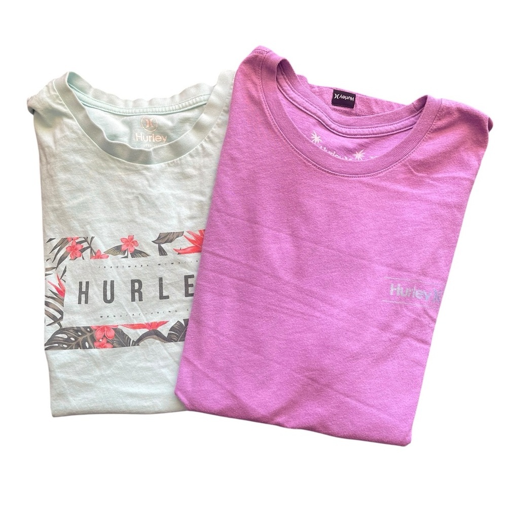 Hurley Purple and Blue Short Sleeve Tees  Bundle
